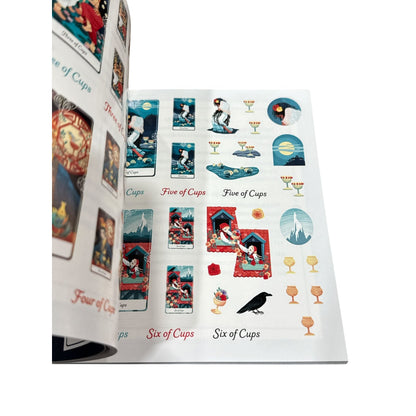 Tarot Of The Divine Stickerology Book Featuring Folklore & Fairy Tale Tarot Stickers By Yoshi Yoshitani