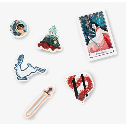 Tarot Of The Divine Stickerology Book Featuring Folklore & Fairy Tale Tarot Stickers By Yoshi Yoshitani