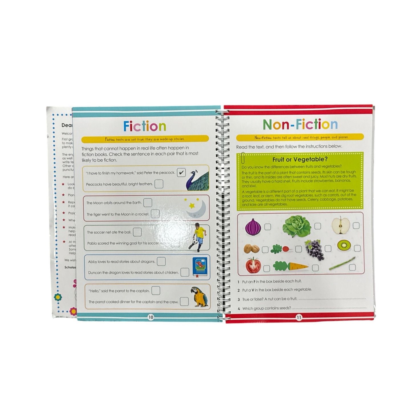 Set of 5 Scholastic Early Learning Workbooks Set Includes Alphabet & Grade Pre-k & 1 Learning Pad Wipe-Clean Skills Practice
