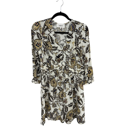 Ba&Sh Volver Robe Ecru Floral V-Neck Dress XS