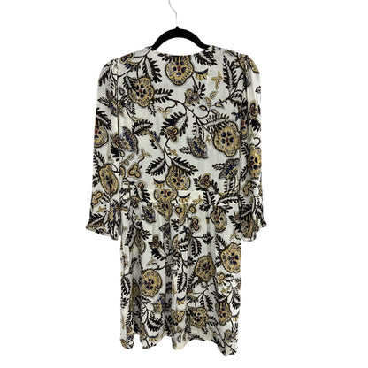 Ba&Sh Volver Robe Ecru Floral V-Neck Dress XS