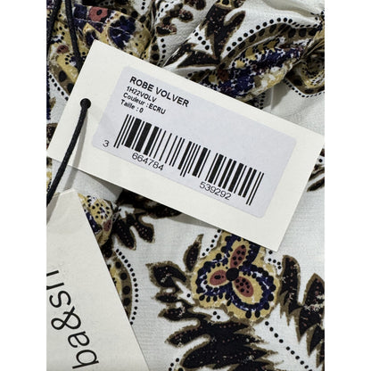 Ba&Sh Volver Robe Ecru Floral V-Neck Dress XS