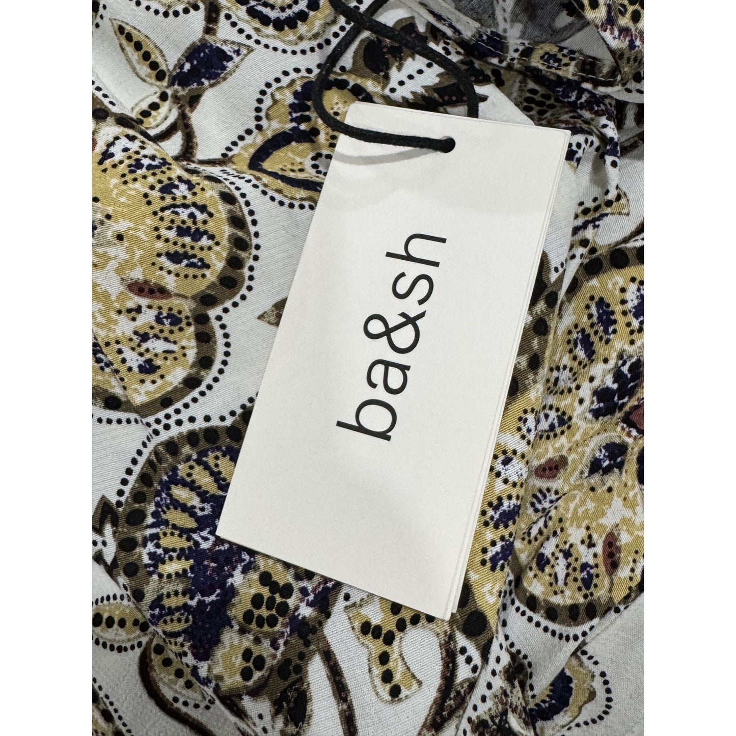 Ba&Sh Volver Robe Ecru Floral V-Neck Dress XS