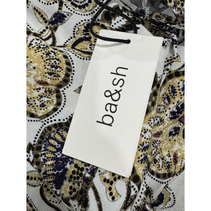 Ba&Sh Volver Robe Ecru Floral V-Neck Dress XS
