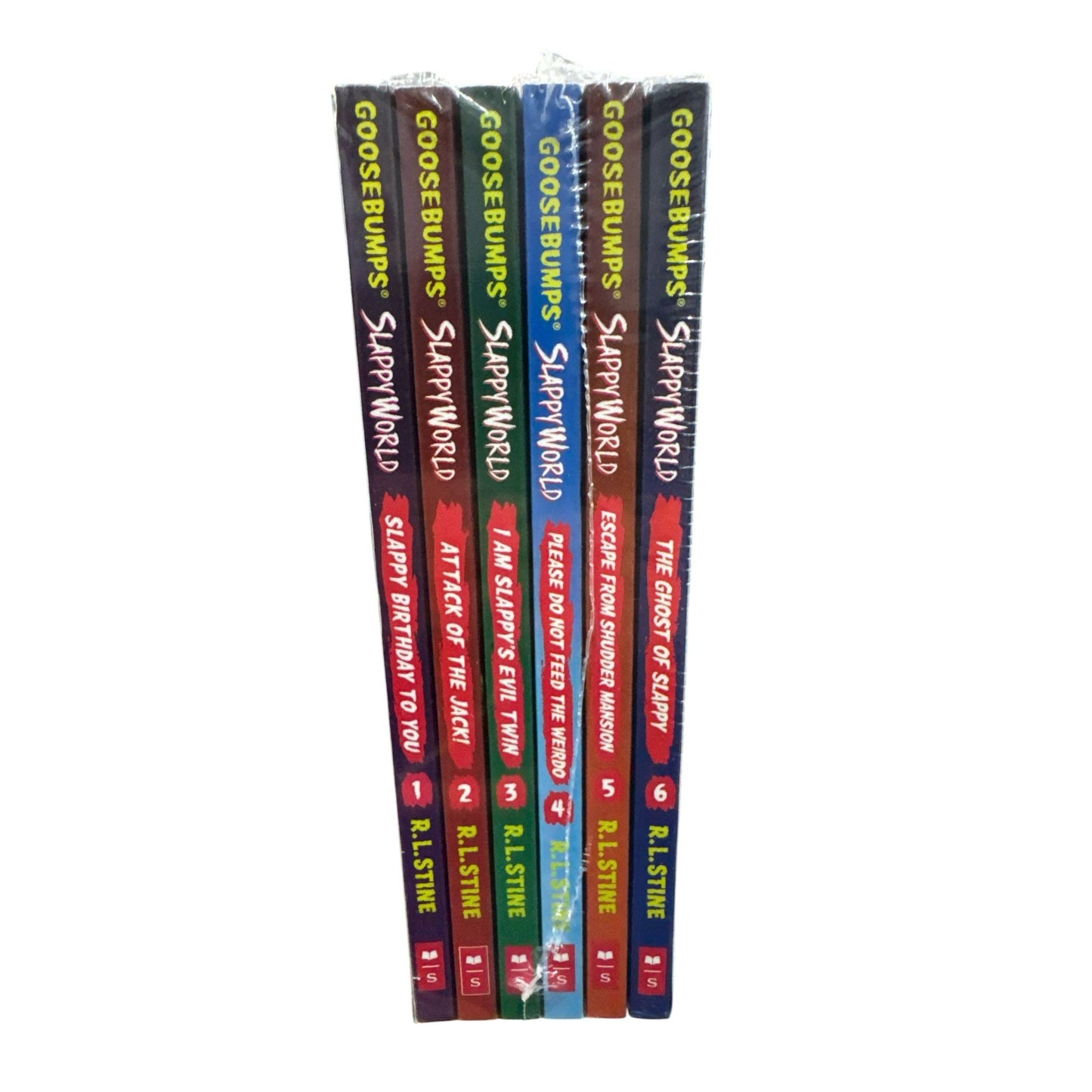 Goosebumps SlappyWorld 6-Book Set By R.L. Stine Horror Fiction For Ages 8-12 Paperback Scholastic Edition