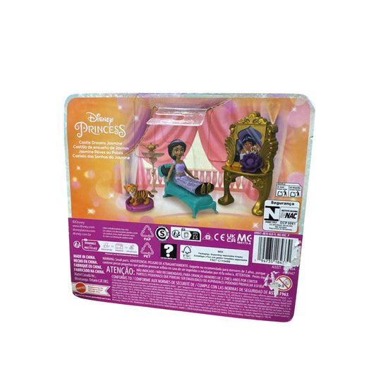 Disney Princess Castle Dreams Jasmine Playset - Includes Jasmine Doll Furniture & Accessories Ages 3+ By Mattel