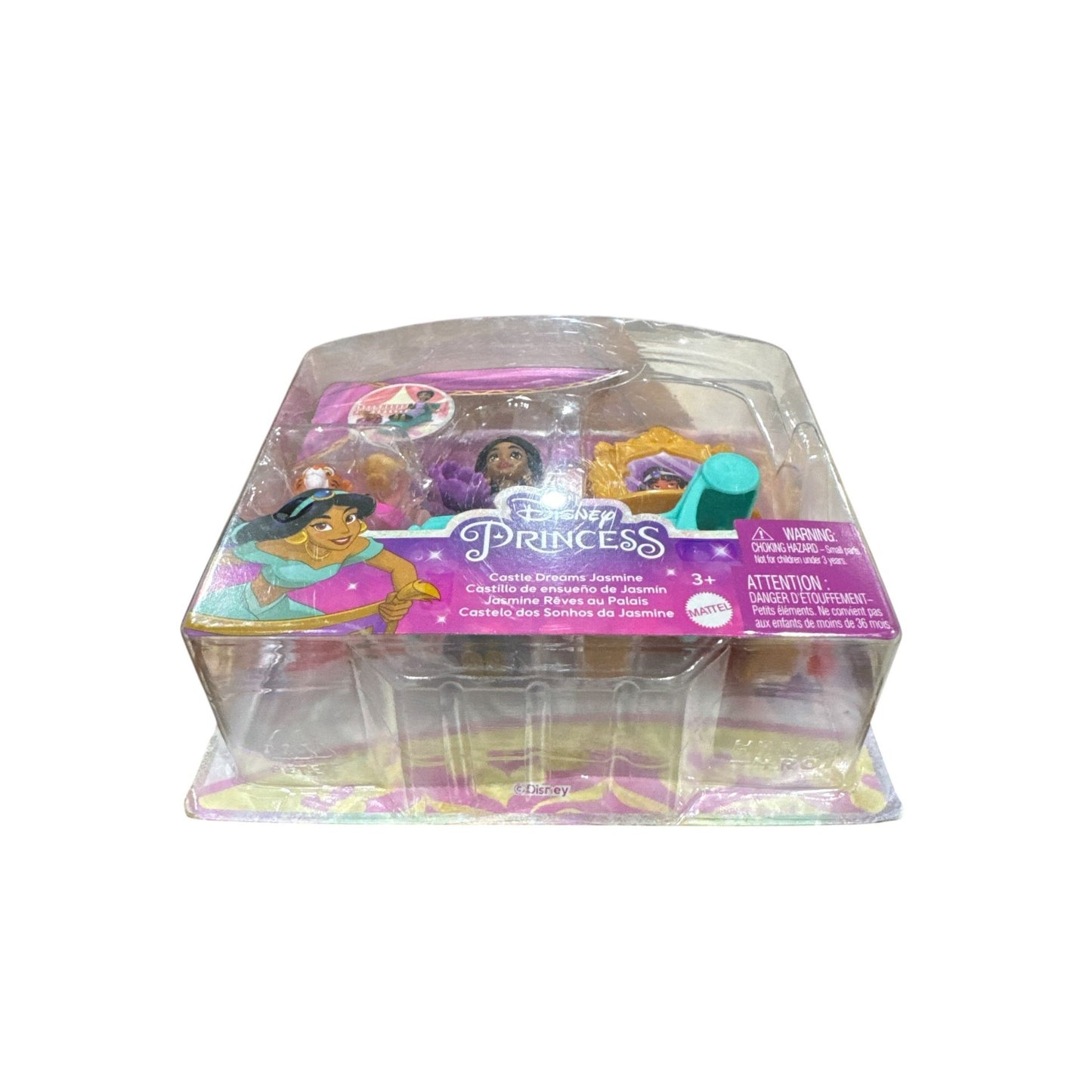 Disney Princess Castle Dreams Jasmine Playset - Includes Jasmine Doll Furniture & Accessories Ages 3+ By Mattel