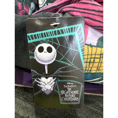 Disney The Nightmare Before Christmas Jack & Sally Plush Slippers 7/8M