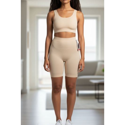 Skinnygirl Shaping Sonic Edge Long Leg High Waist Shapewear Shorts Size S