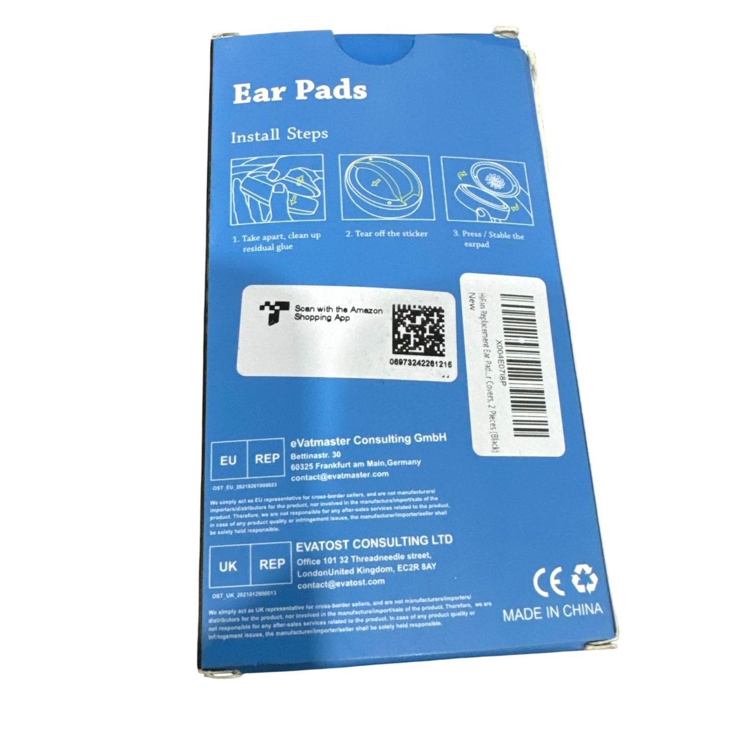 HiFan Replacement Ear Pads For Beats Solo 4 Protein Leather Soft & Durable Black