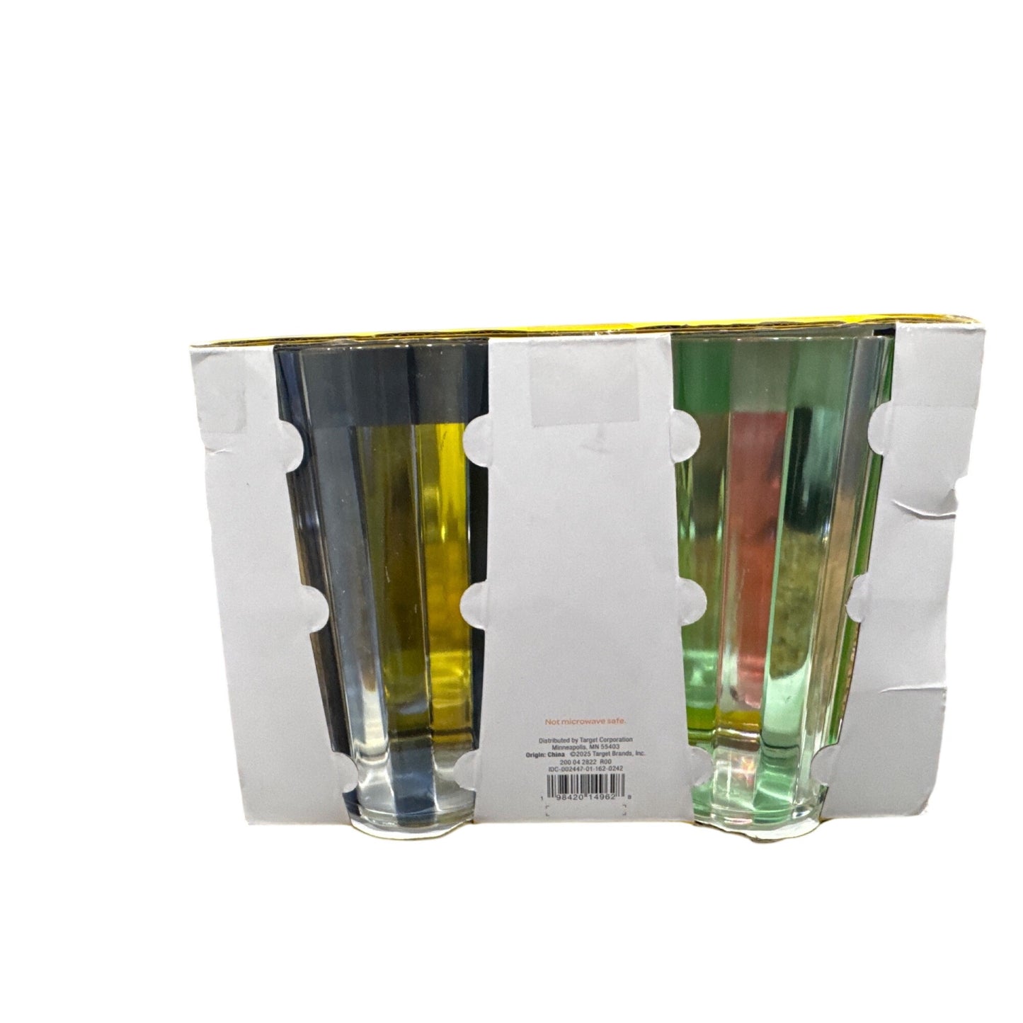 Sun Squad BPA-Free Multicolor Tumblers Dishwasher Safe 4-Pack