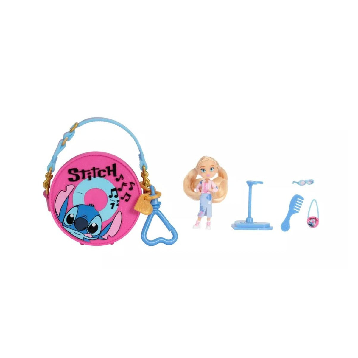 Disney ILY 4EVER Tote ILY Teenies Series 1 I ❤️ Stitch Collectible Purse & Doll Set With Accessories