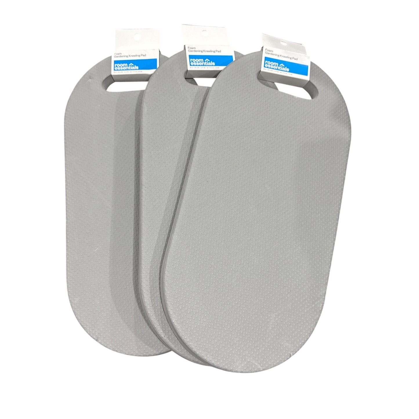 Room Essentials Foam Gardening Kneeling Pad Set Of 3 Gray 18” X 8.5” X 1” Lightweight & Durable With Carry Handle