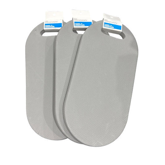 Room Essentials Foam Gardening Kneeling Pad Set Of 3 Gray 18” X 8.5” X 1” Lightweight & Durable With Carry Handle
