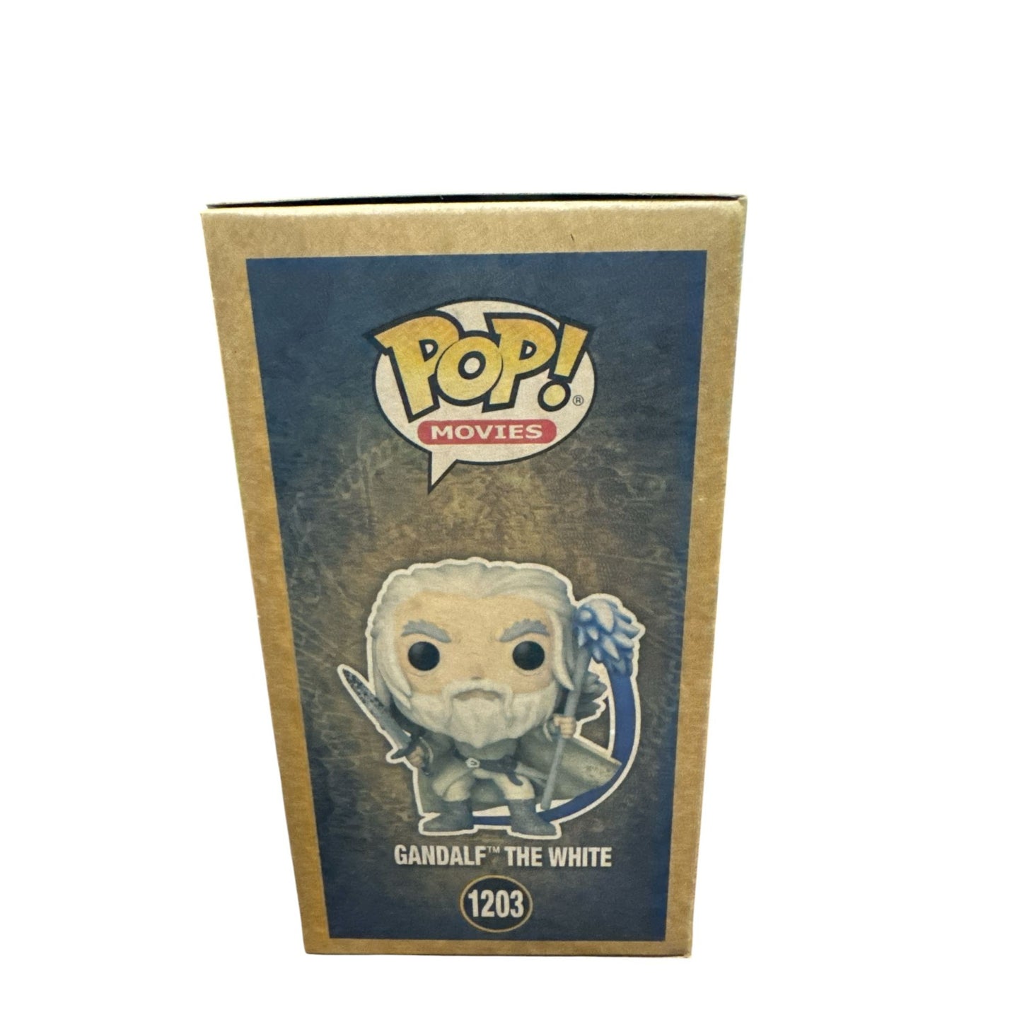 Funko Pop Movies Lord Of The Rings Gandalf The White Glow-In-The-Dark #1203 BoxLunch Exclusive Vinyl Figure