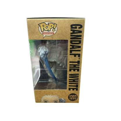 Funko Pop Movies Lord Of The Rings Gandalf The White Glow-In-The-Dark #1203 BoxLunch Exclusive Vinyl Figure