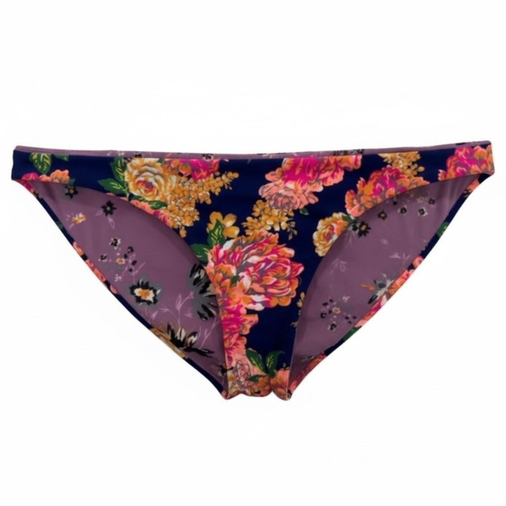 Maaji Women's Floral Print Bikini Bottom 3XL Multicolor Fully Lined Swimwear