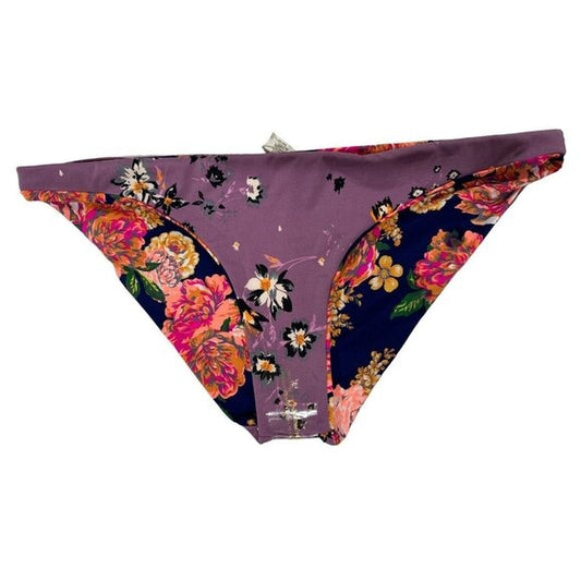 Maaji Women's Floral Print Bikini Bottom 3XL Multicolor Fully Lined Swimwear