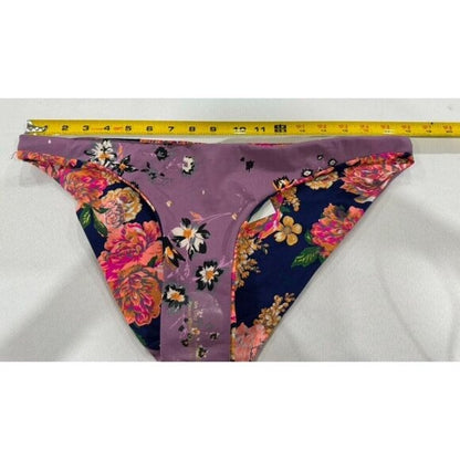Maaji Women's Floral Print Bikini Bottom 3XL Multicolor Fully Lined Swimwear