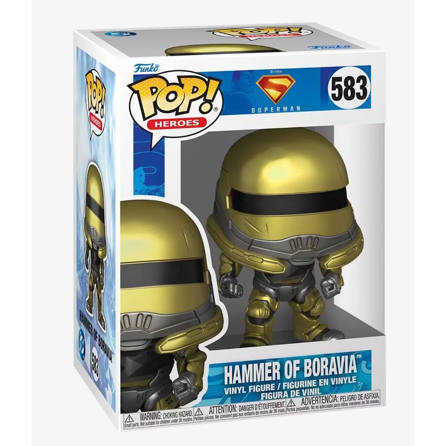 Funko Pop! Heroes Superman Hammer Of Boravia #583 Vinyl Figure Collectible DC Comics