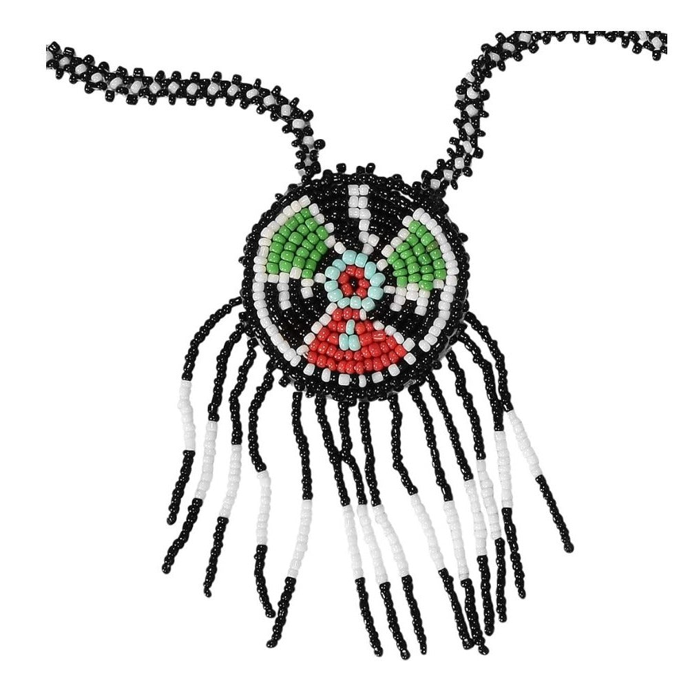 Native American Style Beaded Pendant Necklace With Fringe - Rubies Costume Co. - Ages 14+