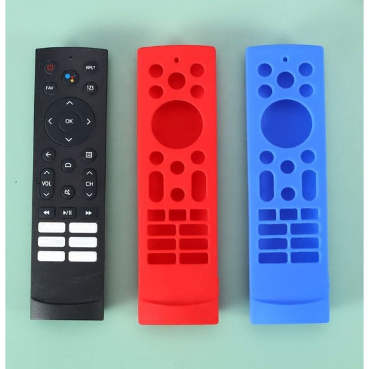 Silicone Remote Case for HSS U8 TV Remote, ERF3A90, U7G U9G Series 4K ULED Remote - Red