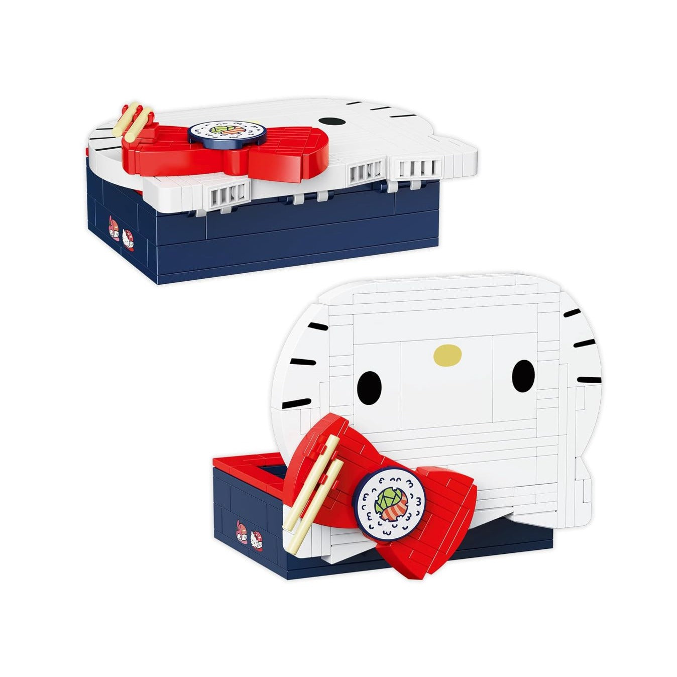 Hello Kitty Bento Box Brick Building Set 12+ 191 Pieces Compatible With Major Brands
