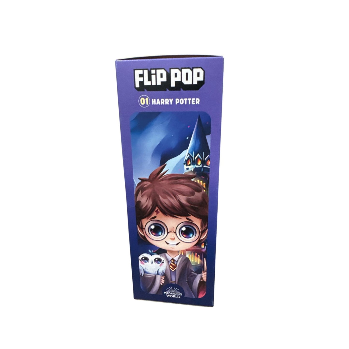 Harry Potter Flip Pop Collectible Character & Book With 2 Poses Background Scenes & Fold-Out Booklet