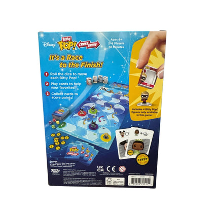 Disney Bitty Pop! Chase Game By Funko Games Includes 4 Exclusive Figures Ages 6+ 2-4 Players 20-Minute Playtime