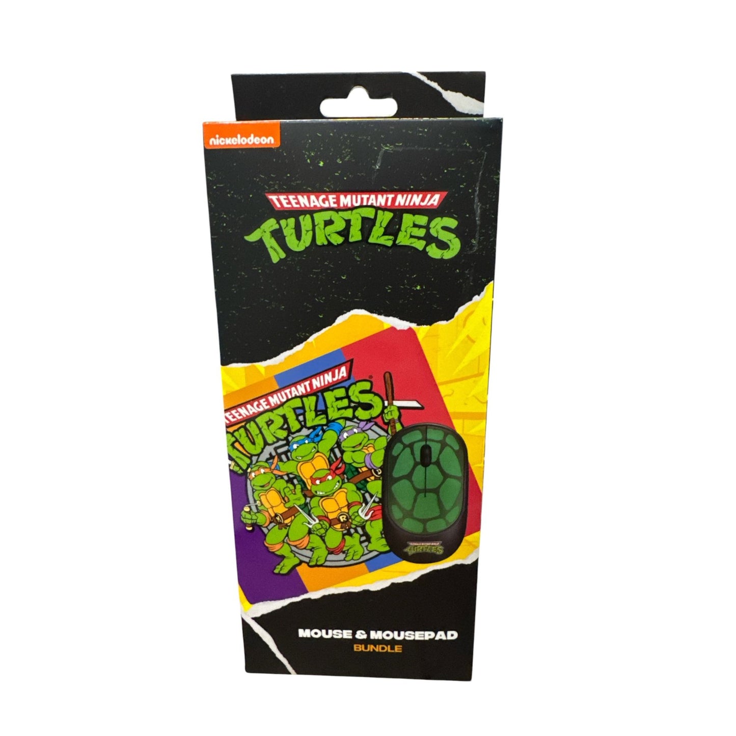 Teenage Mutant Ninja Turtles Wireless Mouse and Mousepad Bundle With Ergonomic Design And Travel-Size Accessories